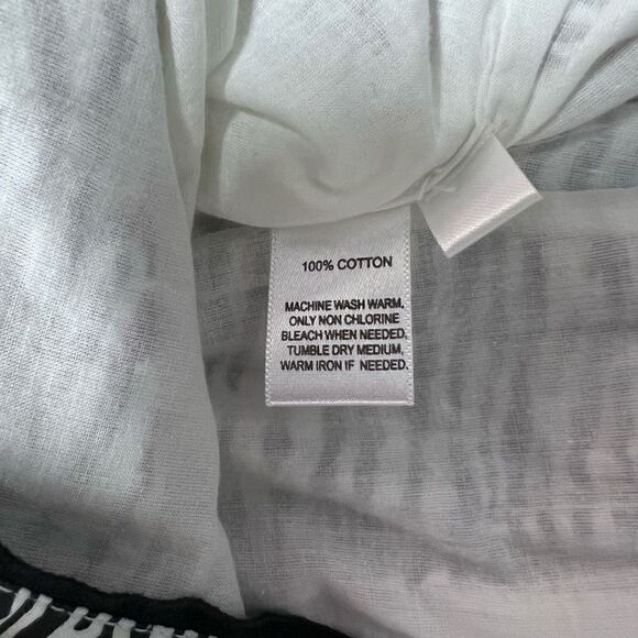 LOFT Ann Taylor Mini Skirt Zebra Print Black White Pleated Side Zipper Lined 6 - Picture 10 of 12